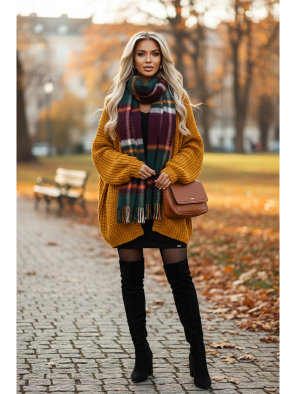 numoco Udobne netopirske obleke z dolgimi rokavi - črne