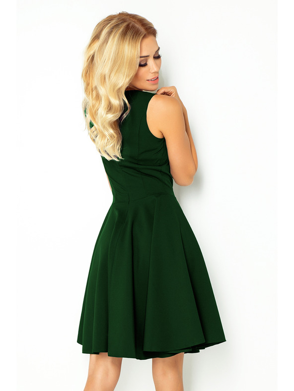 numoco Obleke - srčasti izrez - temno zelena