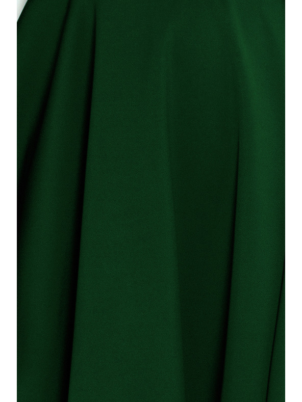 numoco Obleke - srčasti izrez - temno zelena