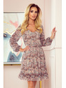 numoco BAKARI šaty z izrezom - boho vzorec