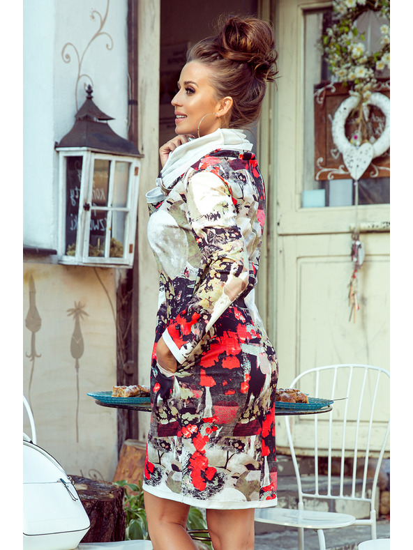 numoco IRENE Obleke z visokim ovratnikom - barvni vzorec