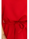 numoco SOFIA Metuljaste obleke z vezavo v pasu - rdeče