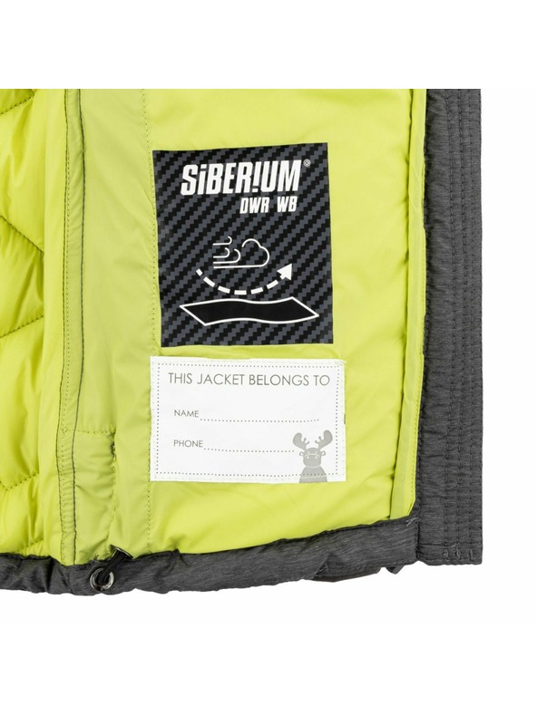 Kilpi Deška zimska prešita jakna Kilpi REBEKI-JB temno siva