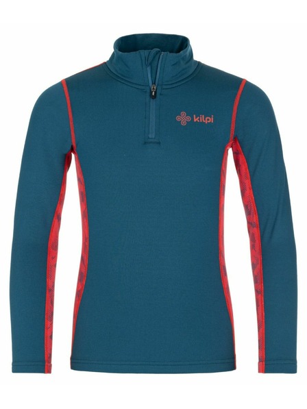Kilpi Otroška funkcionalna majica z dolgimi rokavi Kilpi WILLIE-J Turkizna