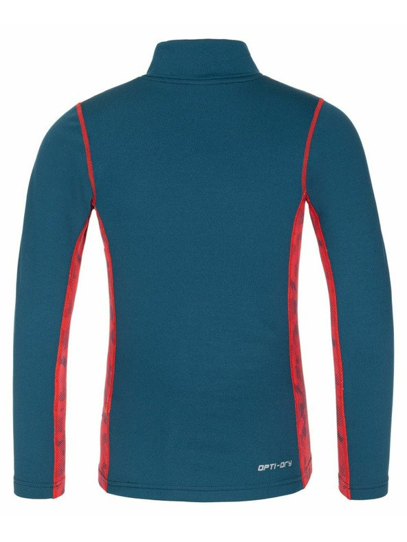 Kilpi Otroška funkcionalna majica z dolgimi rokavi Kilpi WILLIE-J Turkizna