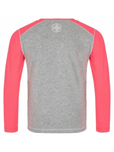 Kilpi Dekliška bombažna majica z dolgimi rokavi Kilpi SONIER-JG Svetlo siva