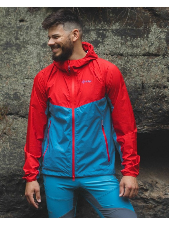 Kilpi Moška hardshell zunanja jakna Kilpi HURRICANE-M Rdeča