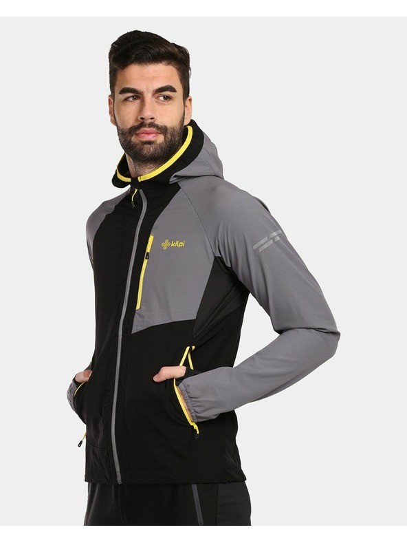 Kilpi Moška softshell tekaška jakna Kilpi BALEO-M Siva