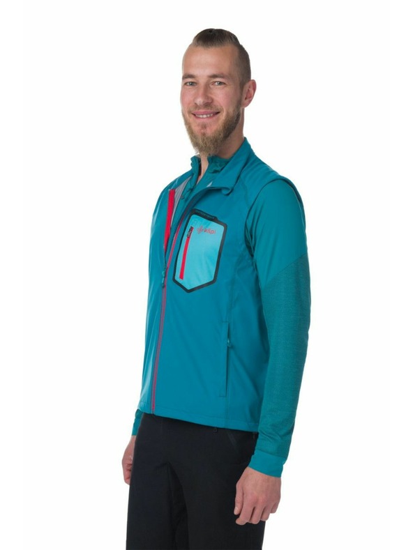 Kilpi Moška softshell telovka Kilpi RIELLO-M Turkizna