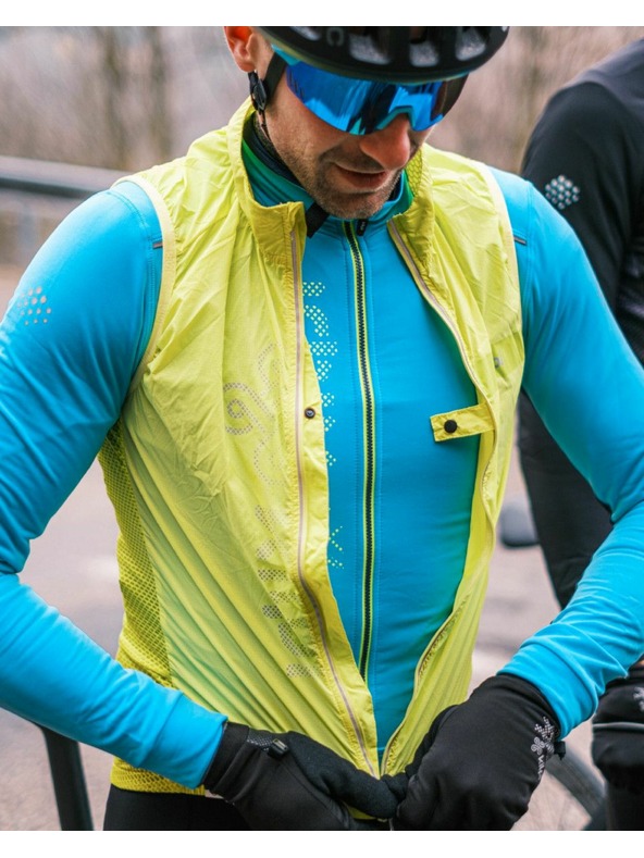 Kilpi Moški kolesarski brezrokavnik Kilpi FLOW-M Svetlo zelen