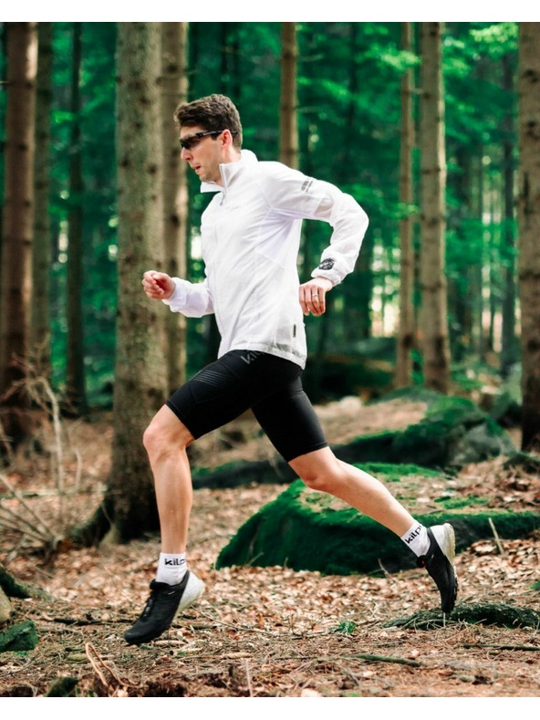 Kilpi Moška lahka tekaška jakna Kilpi TIRANO-M Bela