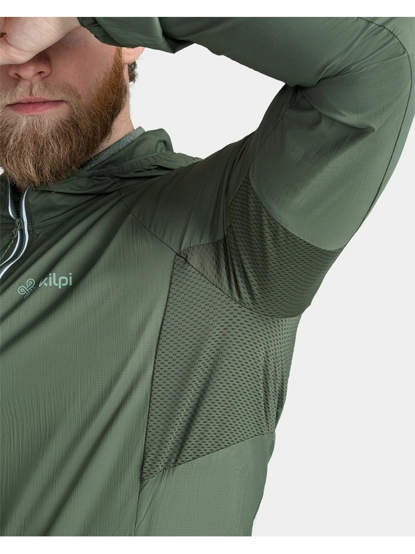 Kilpi Moška zunanja in tekaška vetrovka Kilpi ROSA-M Temno zelena