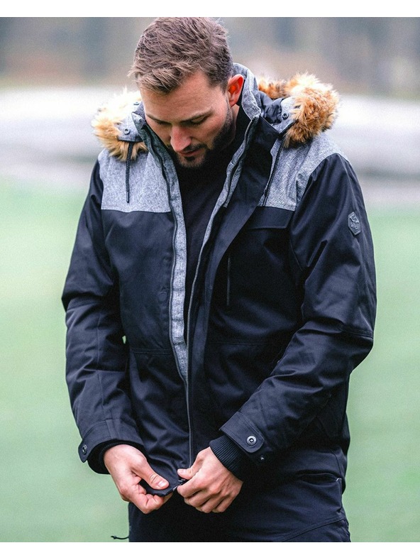 Kilpi Moška zimska topla jakna Kilpi ALPHA-M Črna