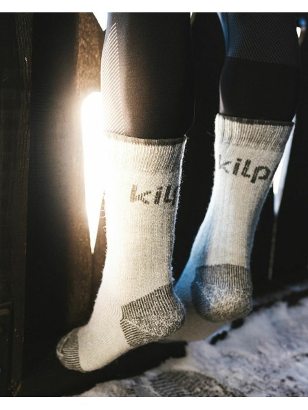 Kilpi Volnene nogavice Kilpi LECCO-U Svetlo siva