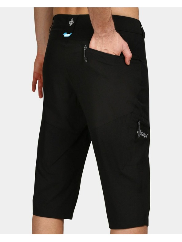 Kilpi Moške pohodne 3/4 hlače Kilpi OTARA-M Črna