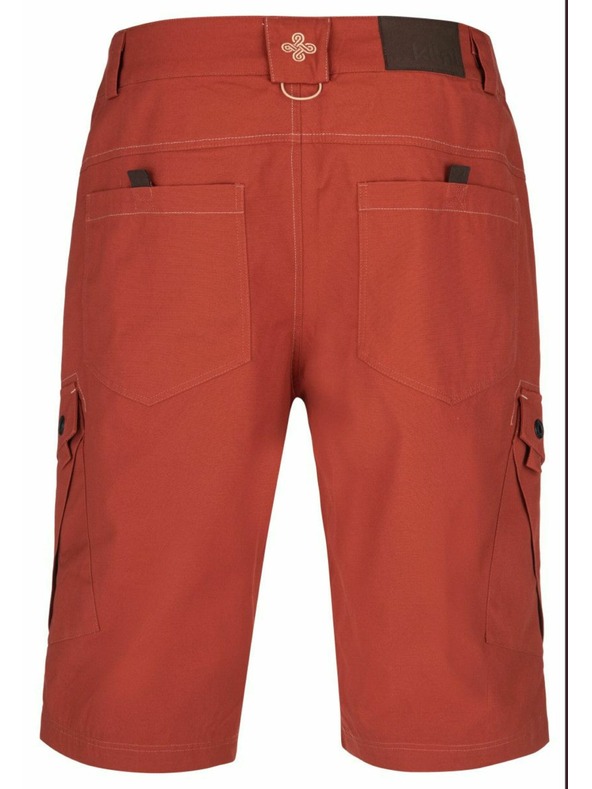 Kilpi Moške bombažne kratke hlače Kilpi BREEZE-M Temno rdeča