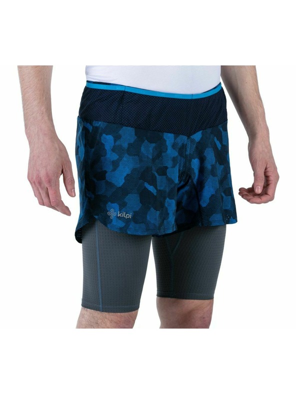 Kilpi Moške tekaške kratke hlače 2 v 1 Kilpi BERGEN-M Temno modra