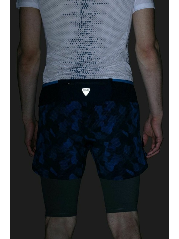 Kilpi Moške tekaške kratke hlače 2 v 1 Kilpi BERGEN-M Temno modra