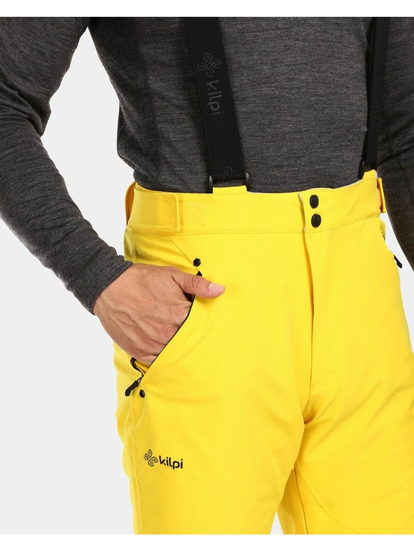 Kilpi Moške smučarske hlače Kilpi METHONE-M Rumena