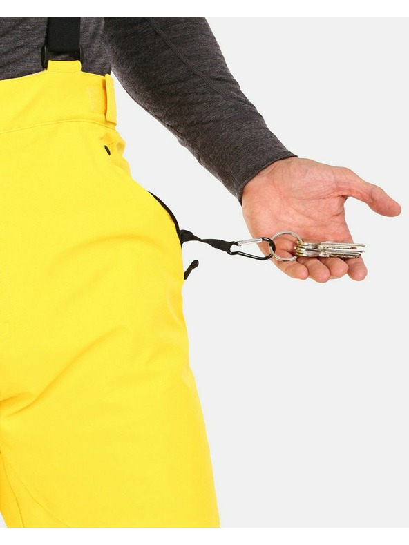 Kilpi Moške smučarske hlače Kilpi METHONE-M Rumena
