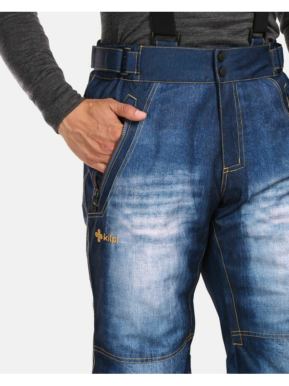 Kilpi Moške smučarske hlače Kilpi DENIMO-M Temno modra