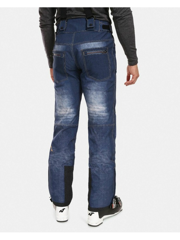 Kilpi Moške softshell smučarske hlače Kilpi JEANSO-M Temno modra