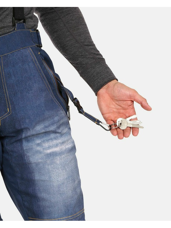 Kilpi Moške softshell smučarske hlače Kilpi JEANSO-M Temno modra