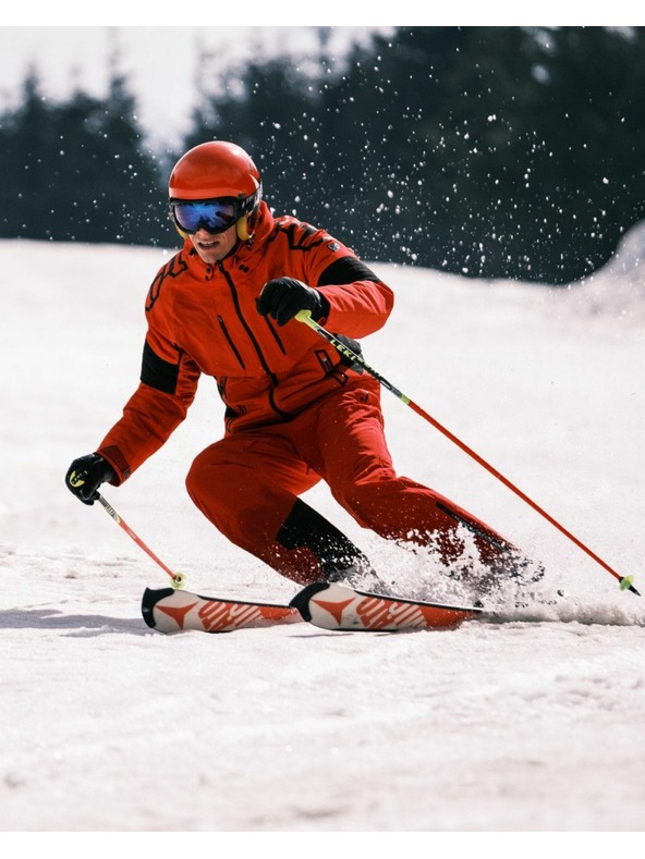 Kilpi Moške smučarske hlače Kilpi METHONE-M Rdeča