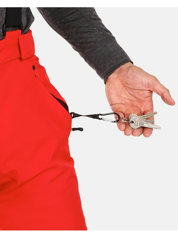 Kilpi Moške smučarske hlače Kilpi METHONE-M Rdeča