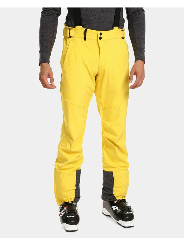 Kilpi Moške softshell smučarske hlače Kilpi RHEA-M Rumena