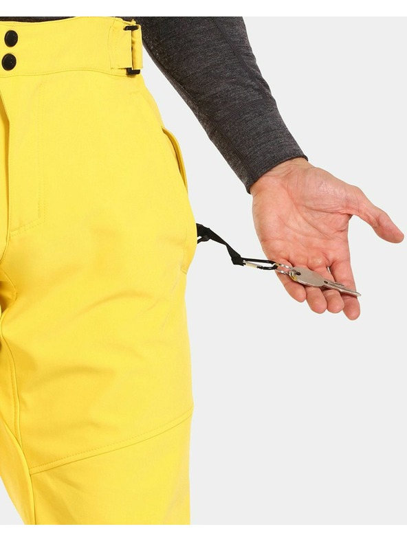 Kilpi Moške softshell smučarske hlače Kilpi RHEA-M Rumena
