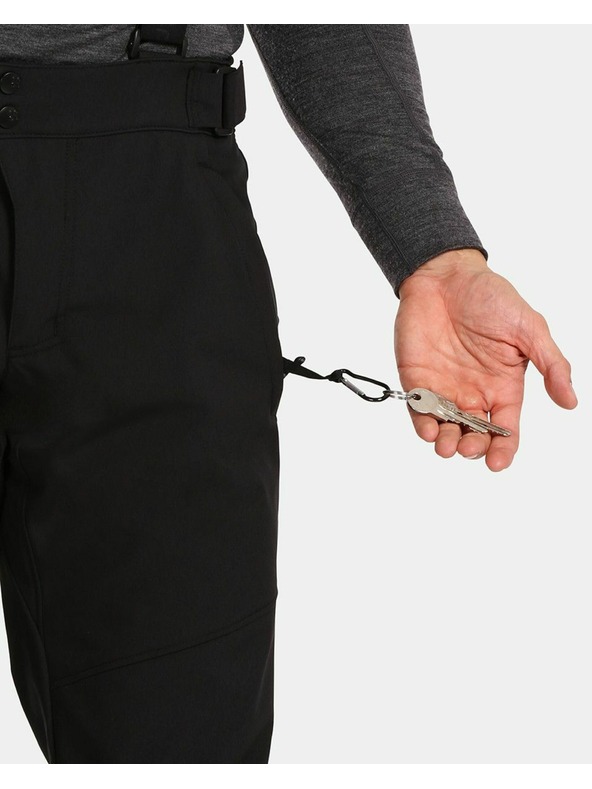 Kilpi Moške softshell smučarske hlače Kilpi RHEA-M Black