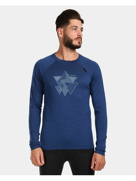 Kilpi Moško termo perilo z dolgimi rokavi Kilpi MAVORA TOP-M Temno modra