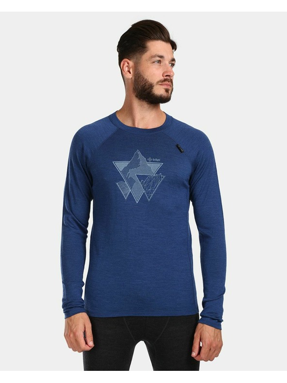Kilpi Moško termo perilo z dolgimi rokavi Kilpi MAVORA TOP-M Temno modra