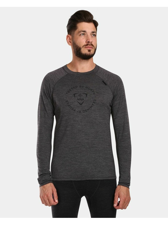 Kilpi Moško termo perilo z dolgimi rokavi Kilpi MAVORA TOP-M Temno siva