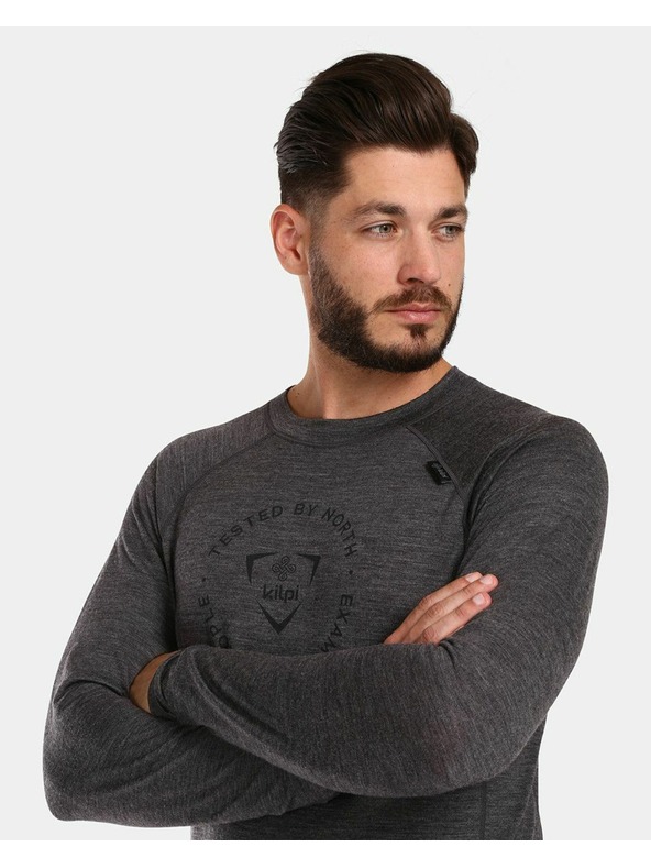 Kilpi Moško termo perilo z dolgimi rokavi Kilpi MAVORA TOP-M Temno siva