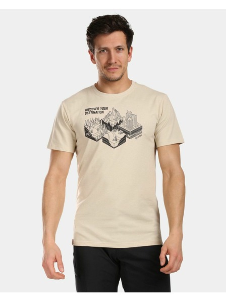 Kilpi Moška bombažna majica Kilpi VIBE-M Beige