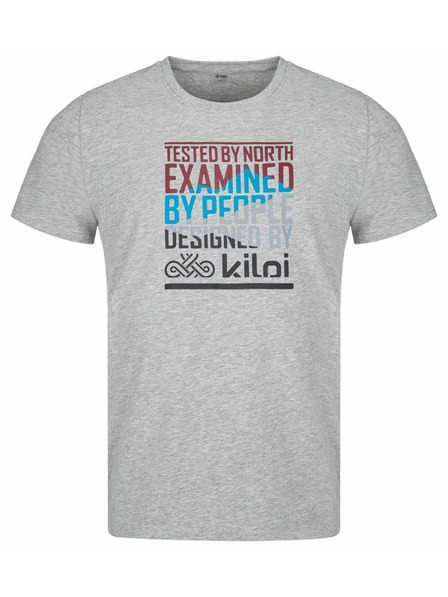 Kilpi Moška bombažna majica Kilpi TYPON-M Svetlo siva