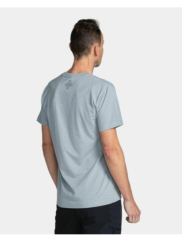 Kilpi Moška bombažna majica Kilpi SKULLY-M Svetlo siva