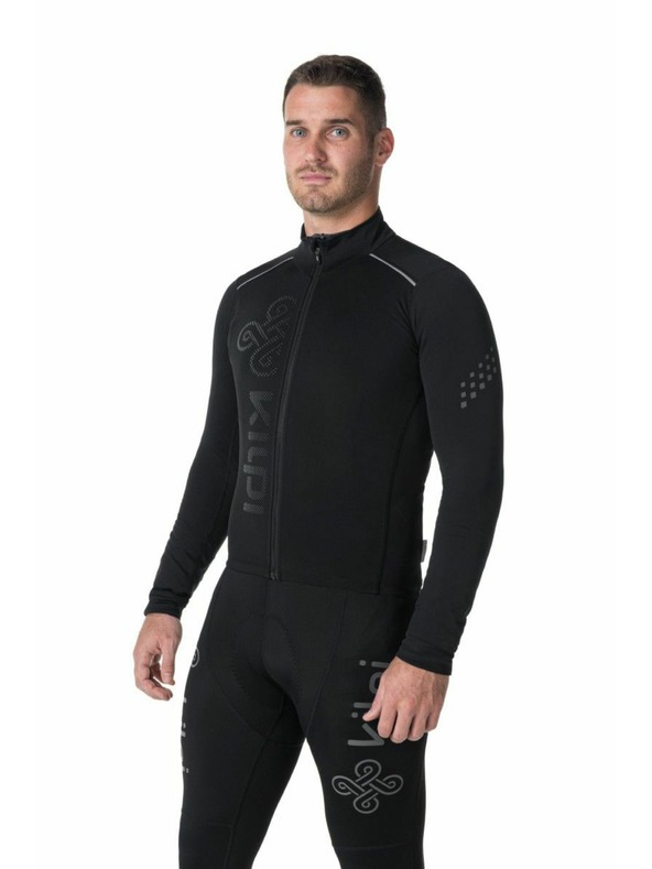 Kilpi Moški kolesarski dres z dolgimi rokavi Kilpi CAMPOS-M Črna