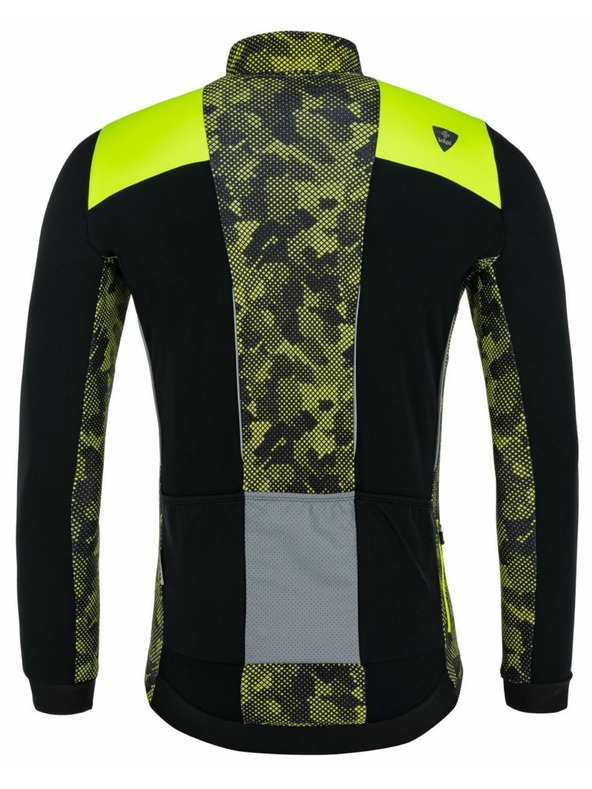 Kilpi Moški topel kolesarski dres Kilpi MOVETO-M Rumena