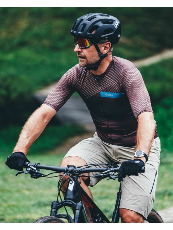 Kilpi Moški kolesarski dres Kilpi NERITO-M Temno rdeča