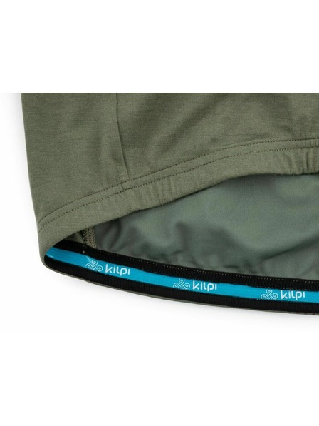 Kilpi Moški kolesarski dres iz merinove volne Kilpi PETRANA-M Khaki