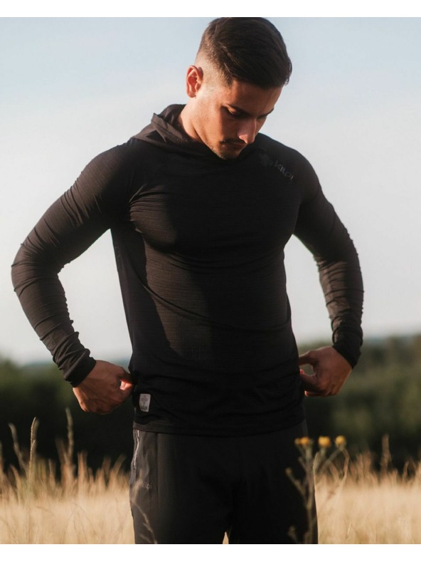Kilpi Moška funkcionalna majica z dolgimi rokavi Kilpi AILEEN-M Črna