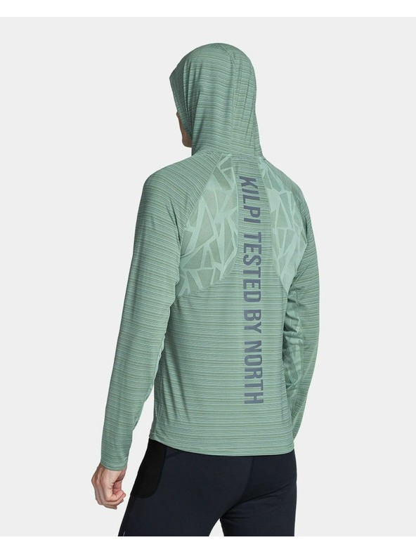 Kilpi Moška funkcionalna majica z dolgimi rokavi Kilpi AILEEN-M Temno zelena