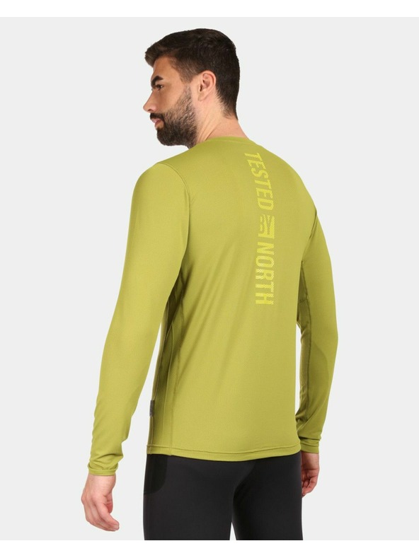 Kilpi Moška funkcionalna majica z dolgimi rokavi Kilpi SPOLETO-M Zelena