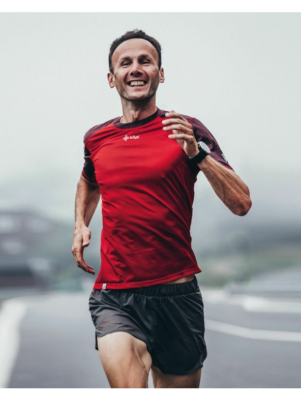 Kilpi Moška tekaška majica Kilpi COOLER-M Rdeča