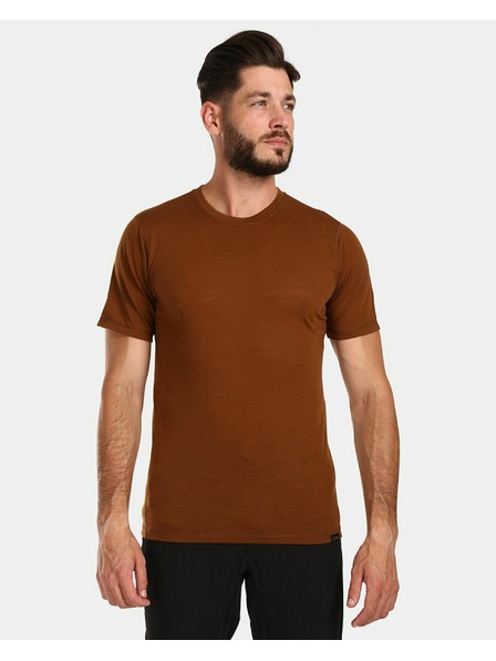 Kilpi Moška merino volnena majica Kilpi SLOPER-M Rjava