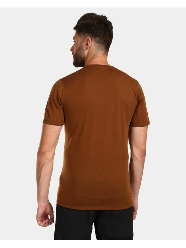 Kilpi Moška merino volnena majica Kilpi SLOPER-M Rjava