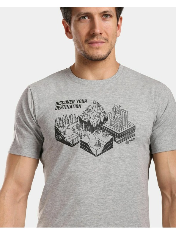 Kilpi Kilpi GAROVE-M Moška funkcionalna majica svetlo siva